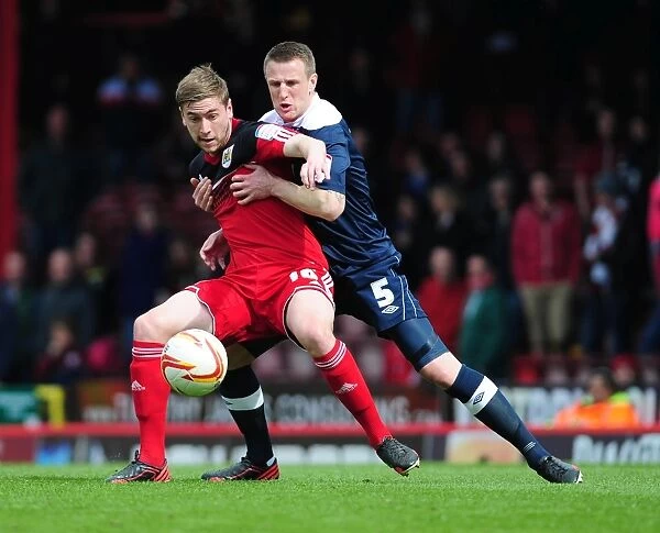 Intense Face-Off: Steven Davies vs Peter Clarke, Bristol City vs Huddersfield, Npower Championship