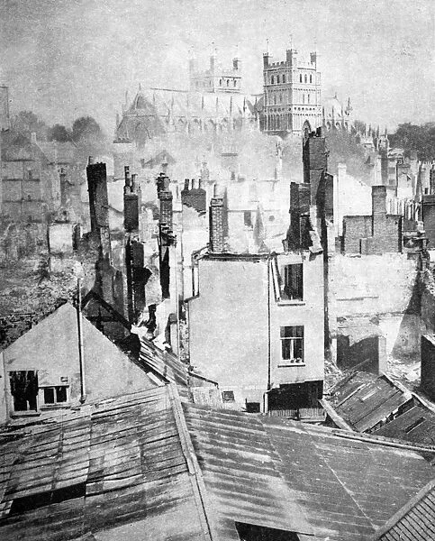 Damage to Exeter during WW2 - Baedeker Blitz