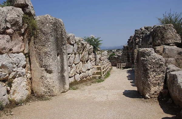 Greece. Tiryns. Ruins