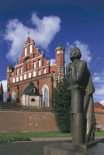Lithuania - Vilnius. Old Town (UNESCO World Heritage List, 1994). St. Annes Church