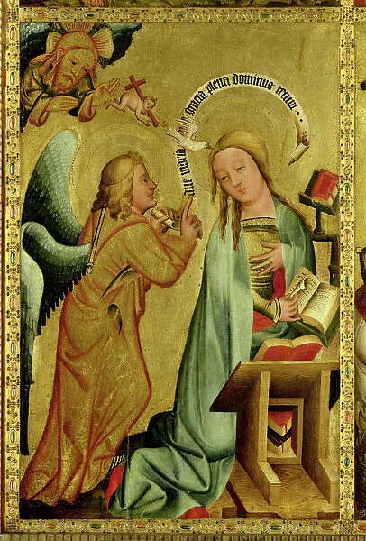 The Annunciation from the High Altar of St. Peters in Hamburg, the Grabower Altar