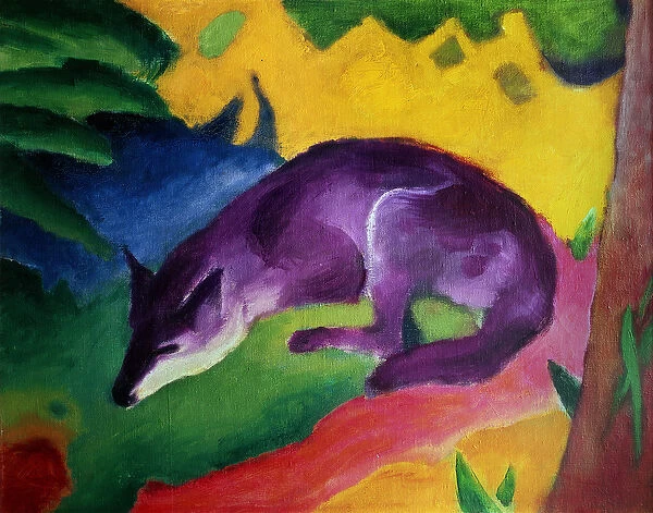 Blue Fox, 1911 (oil on canvas)