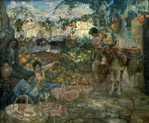 Italy, 1911 (oil on canvas)