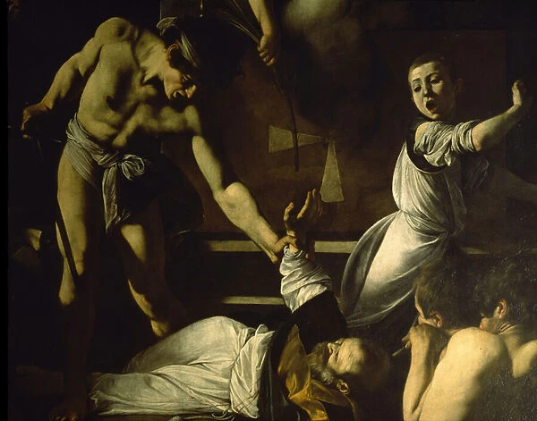 The Martyrdom of St. Matthew, detail, 1599-1600 (oil on canvas)