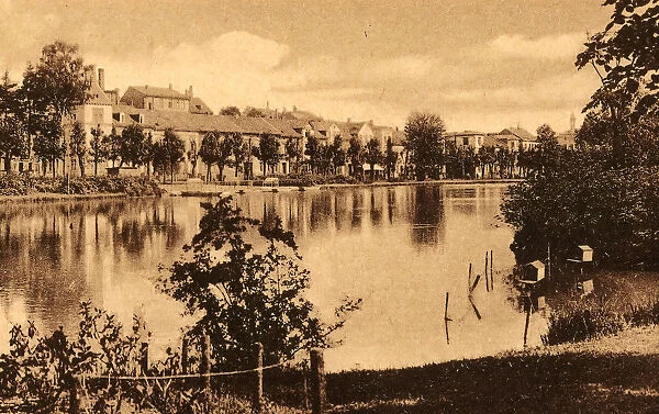 Ponds Thuringia Buildings Apolda 1918 Lohteich