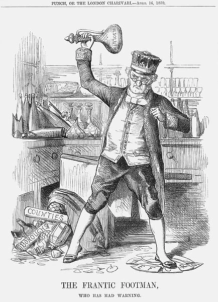 The Frantic Footman, who has had Warning, 1859