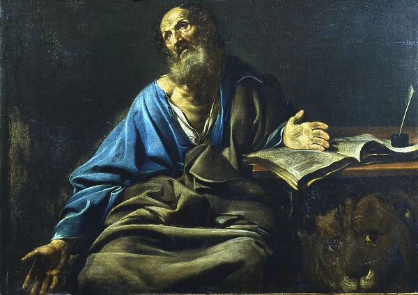 St Mark the Evangelist, c1611-1632. Artist: Valentin de Boulogne