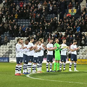 IR, PNE v Norwich City, Players Minutes of Applause