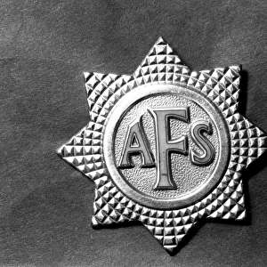 AFS cap badge, WW2