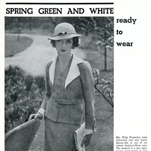 Fortnum & Mason fashion ad - Mrs Philip Kindersley