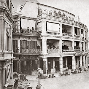 Queens Road, Central Hong Kong, circa 1880s
