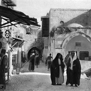 Street scene near Damascus Gate, Jerusalem