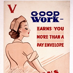 WW2 poster, Good Work