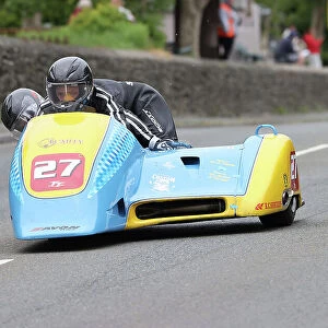Alun Thomas Kenny Cole. Ireson Honda 2023 Sidecar TT