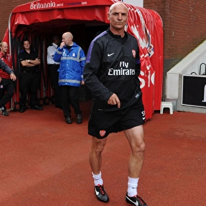 Arsenal Assistant Manager Steve Bould at Stoke City Match, Premier League 2012-13