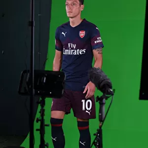 Mesut Ozil at Arsenal's 2018/19 First Team Photo Call