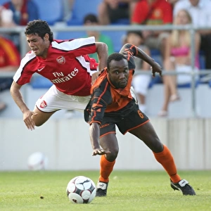 Vela's Victory: Arsenal Star Shines in Burgenland's 2-10 Defeat, July 2008