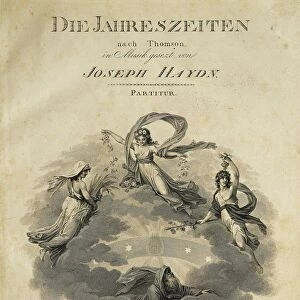 Die Jahreszeiten (The seasons) by Franz Joseph Haydn (1732-1809), frontispiece