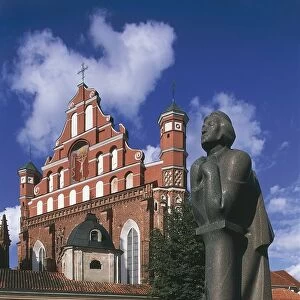 Lithuania - Vilnius. Old Town (UNESCO World Heritage List, 1994). St. Annes Church