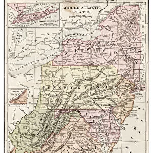 Middle Atlantic states 1889