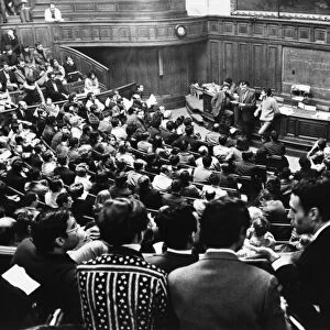 School teachers meeting in the Sorbonne during the protests of May 1968