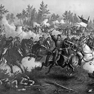 The Battle of Cedar Creek, Oct. 19th, 1864, pub. by Kurz & Allison, Chicago, 1890