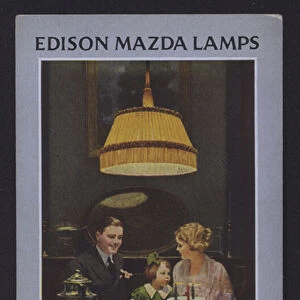 Edison Mazda Lamps (colour litho)