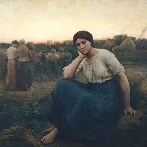Evening, 1860 (oil on canvas)