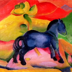 Little Blue Horse, 1912 (oil on canvas)