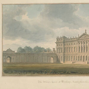 Nottinghamshire - Worksop - Manor House, 1813 (w / c on paper)