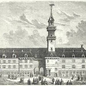 The original Royal Exchange, London (engraving)