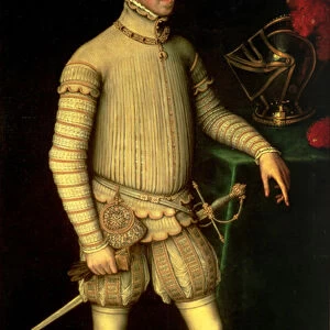 Portrait of Emperor Maximilian II (1527-76) 1557 (oil on canvas)