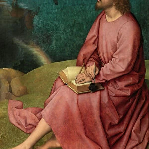 Detail of the right panel of the Triptych of Saint John the Baptist and Saint John the Evangelist, 1474-79 (oil on panel)