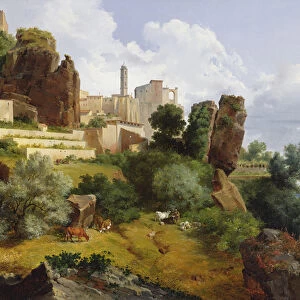 Roquebrune Landscape (oil on canvas)