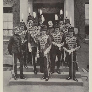 The Transvaal Crisis, British Troops for South African Service (b / w photo)