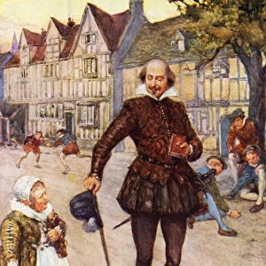 William Shakespeare in Stratford-upon-Avon