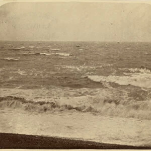 Waves A Foncelle French active 1870 Albumen silver print