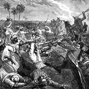 The Battle of Ferozeshah, India, 1845, (1900)