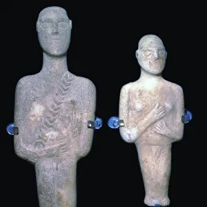 Cycladic figures, 25th century BC