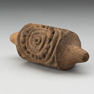 Cylindrical Seal with Flower-like Motif, Possibly 1200-200 B. C. Creator: Unknown