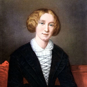 George Eliot as a young woman, c1840