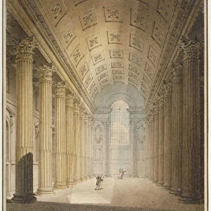 Interior view of the Egyptian Hall, Mansion House, City of London, 1820