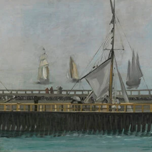 The jetty of Boulogne-sur-Mer, 1868. Artist: Manet, Edouard (1832-1883)