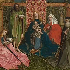 Madonna and Child with Saints in the Enclosed Garden, c. 1440 / 1460. Creator: Anon