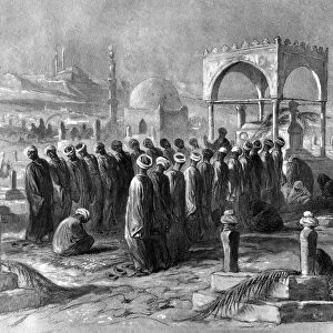 Muslims, Egypt, 1872. Artist: Alfred-Henri Darjou