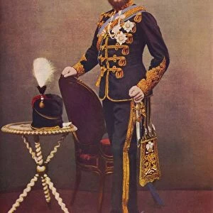 The Prince of Wales as Colonel of the 10th Hussars, c1865 (1910)