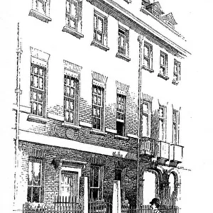 Sheridans house, Savile Row, London, 1912. Artist: Frederick Adcock