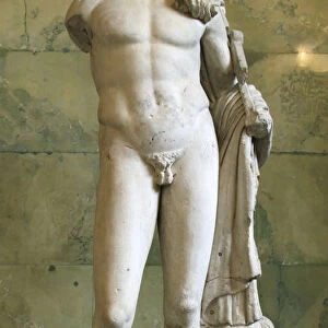 Statue of a Roman as a hero, 1st century