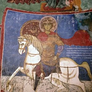 Wall-painting of St George, 3rd century