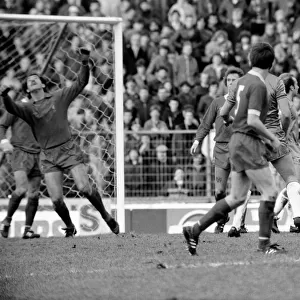 F. A Cup Football. Chelsea 2 v. Liverpool 0 February 1982 LF08-29-038